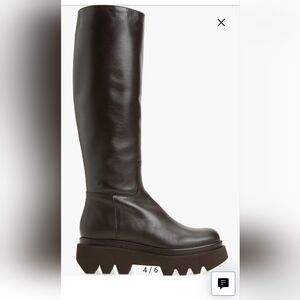 PALOMA BARCELO Logan, lug sole, knee high boot Moka / Dark brown Size 41 / US 11